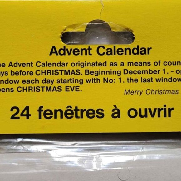 Vintage Walt Disney Advent Calendar *NEW in Package* - Picture 3 of 3